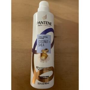 New Pantene Pro-V Miracles Curl Define & Shine Coconut + Shea Shampoo 13.5oz